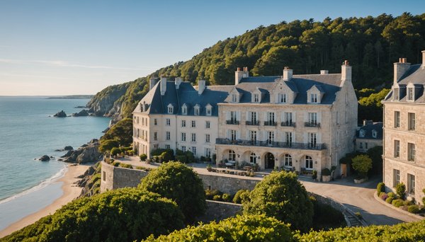Hôtel luxe en bretagne : une vue mer à couper le souffle